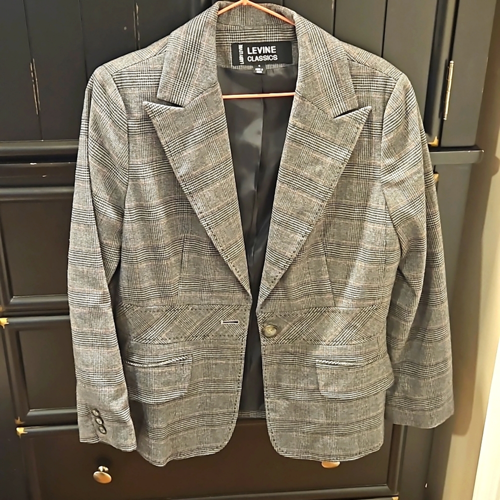 Larry Levine Classics Blazer Jacket - image 1